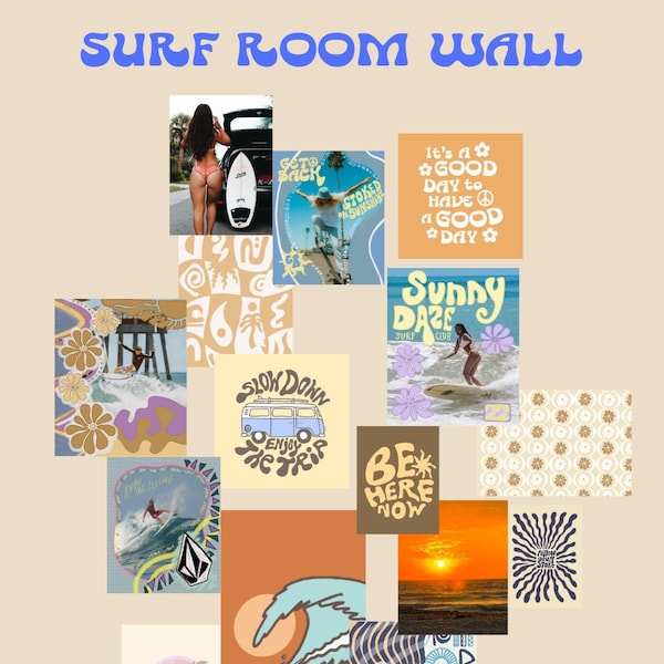 Surf Wall Decor Etsy