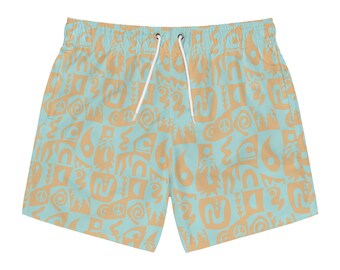 Boardshort a scacchi costieri