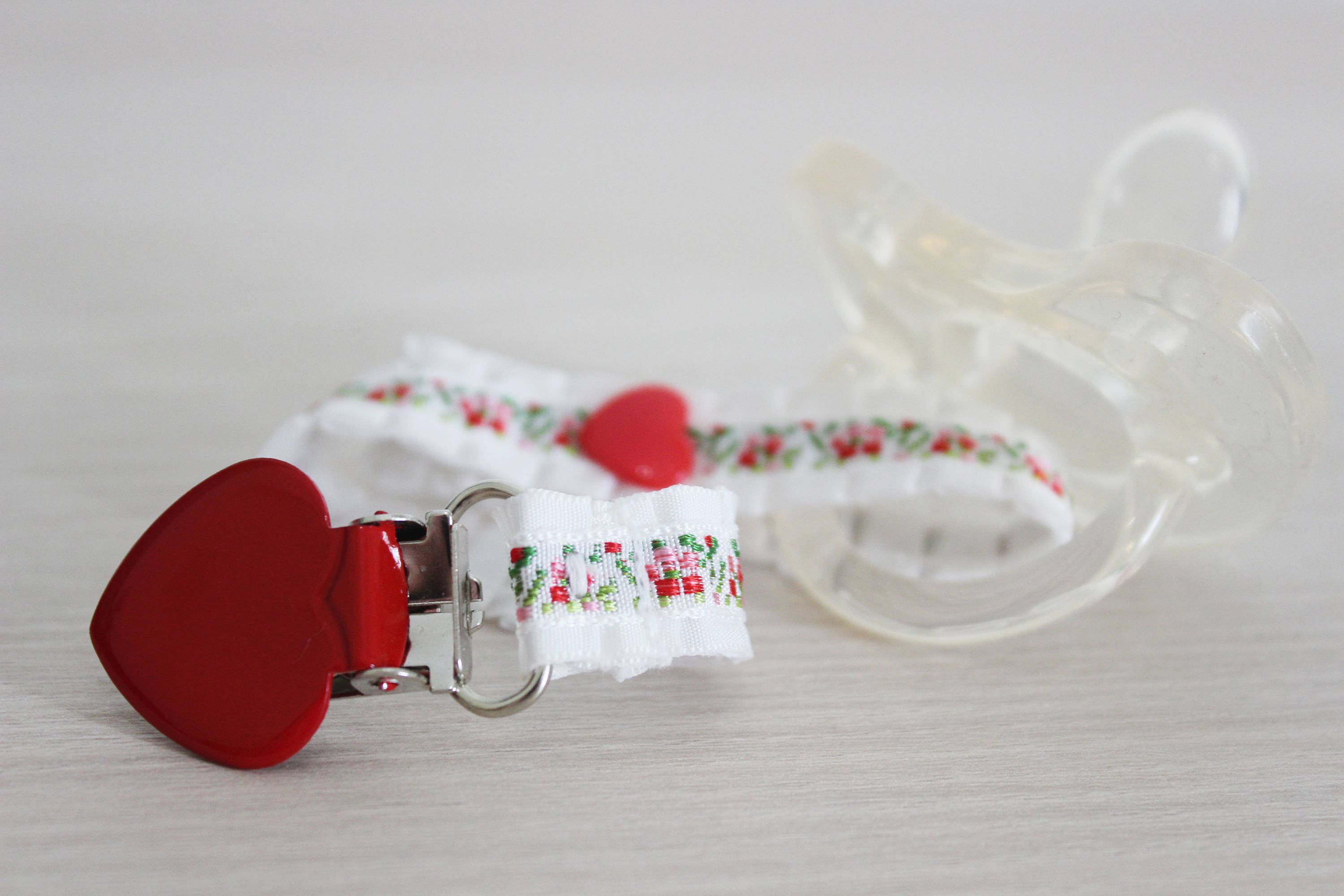Soothie Pacifier Holder Baby girl pacifier clip Baby Etsy