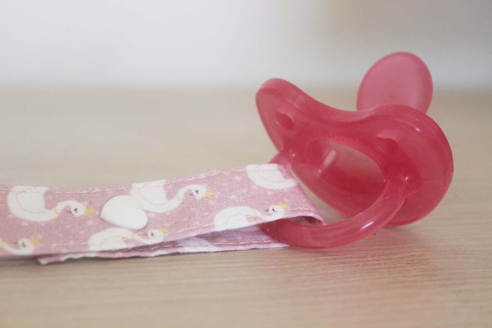 Baby dummy clip newborn gift fabric pacifier clip for girl Etsy