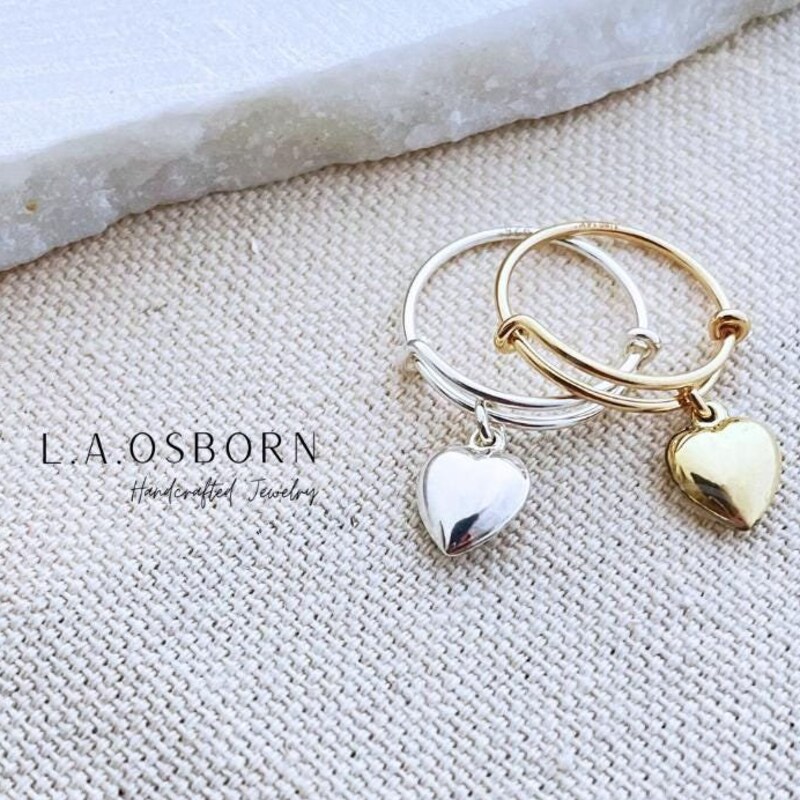 Dangle Charm Ring - Etsy