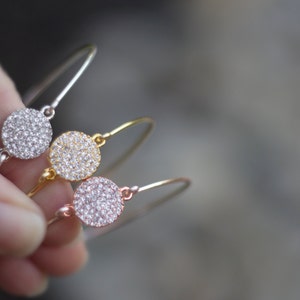 Rose Gold Crystal Rhinestone Bangle Bracelet – Wedding Bridal Jewelry – Adjustable, Shiny Gift