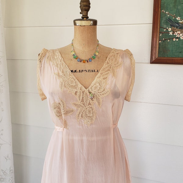 Silk Nightgown Etsy