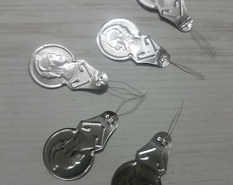 4x metal needle threader for sewing