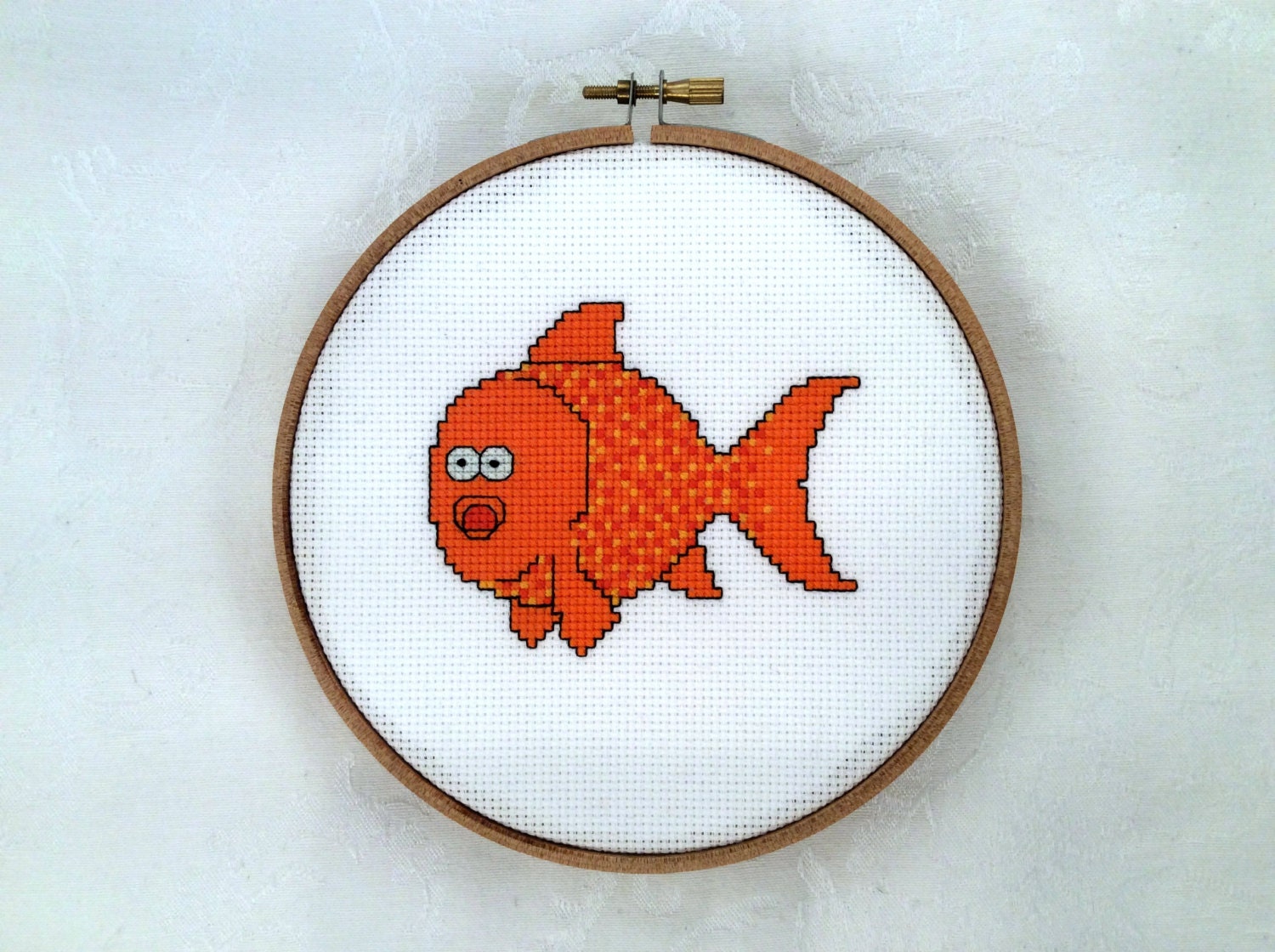 Goldfish Counted Cross Stitch Pattern Pet PDF Pattern Fish Etsy