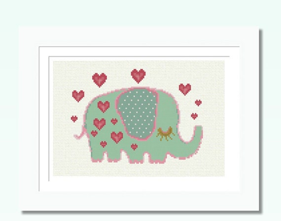 Cross Stitch Patron Pdf Bebe Elephant Amour Pepiniere Etsy Cross Stitch Patron Pdf Bebe Elephant Amour Pepiniere Etsy