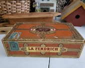 La Fendrich Club House Cigar Box Tobacco Collectible