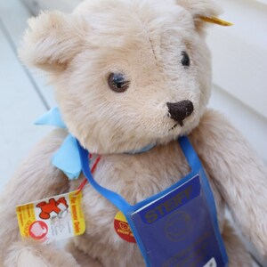 1985 Steiff Passport Bear / Limited Edition Steiff Bear / Vintage 1985 Passport Teddy Bear / Collectible Steiff Toy