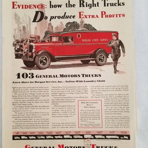 1931 General Motors Trucks Ad, The Saturday Evening Post Magazine Ad