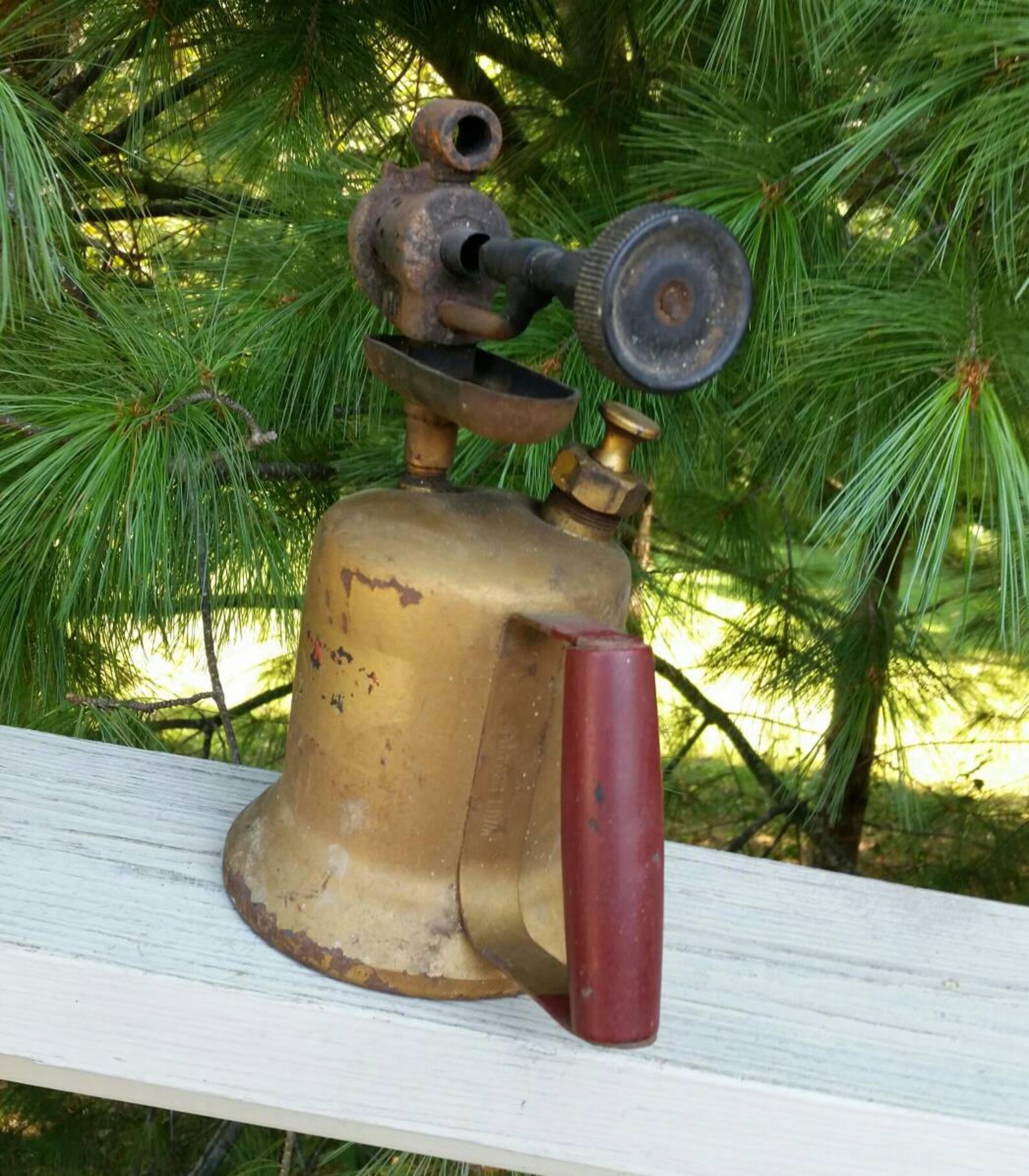 Vintage Brass Blow Torch With Single Valve - Etsy