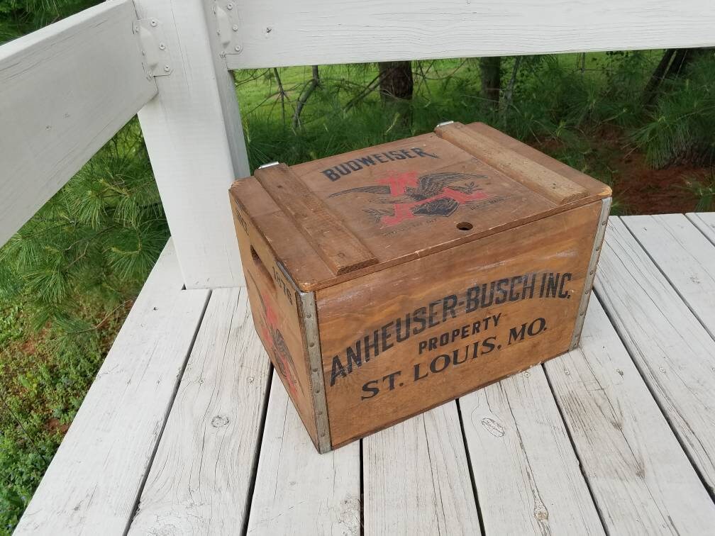 Anheuser-Busch Vintage Beer Crate - Large