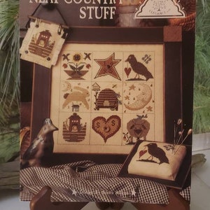 Neat Country Stuff Homespun Elegance Counted Cross Stitch Pattern Booklet No. 148 Designs By Sandra Sullivan