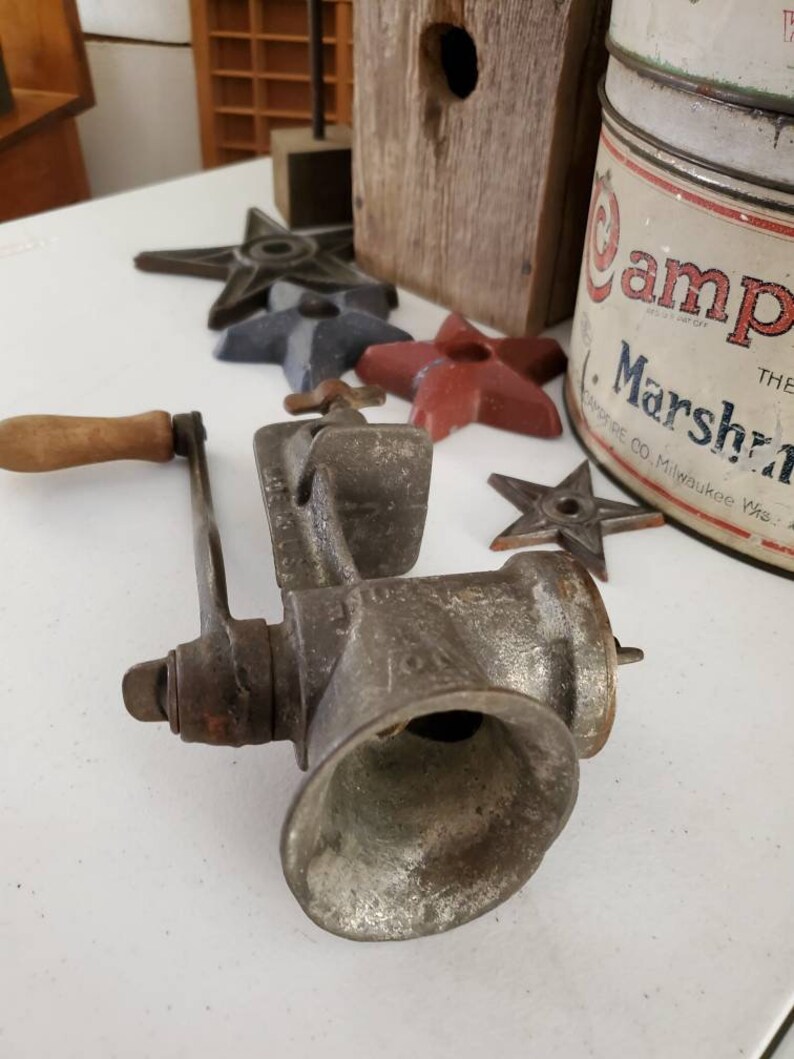 Vintage KEYSTONE 10 Meat Grinder C. L. Company Boyertown Etsy