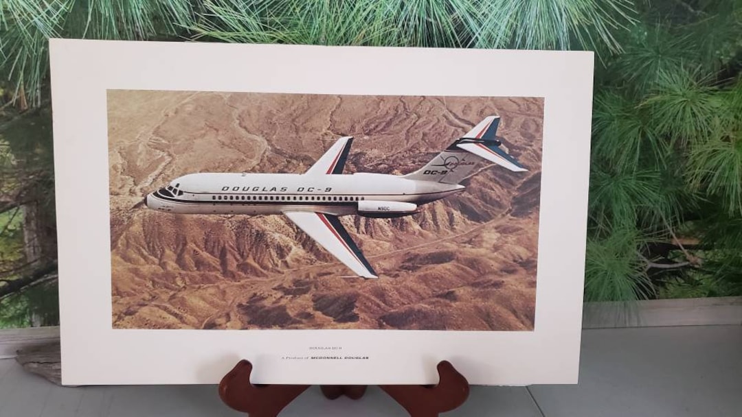 「MCDONNELL DOUGLAS DC-9 SUPER 80」アートポスター MCDONNELL DOUGLAS DC-9 SUPER 80」アートポスター MCDONNELL DOUGLAS