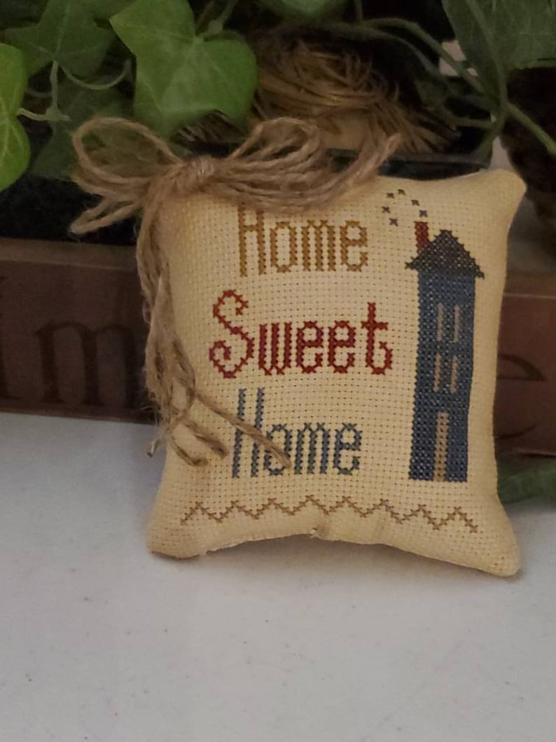 OldFangledFinds Cross Stitch Pillow - Thumbnail 2