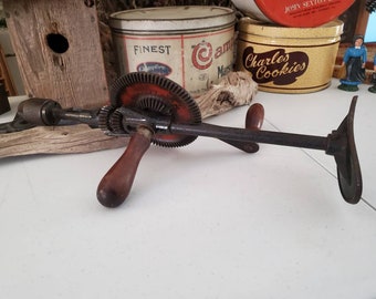 Antique Shelburne Shoulder Drill / Vintage Shelburne Breast Drill Tool #1781