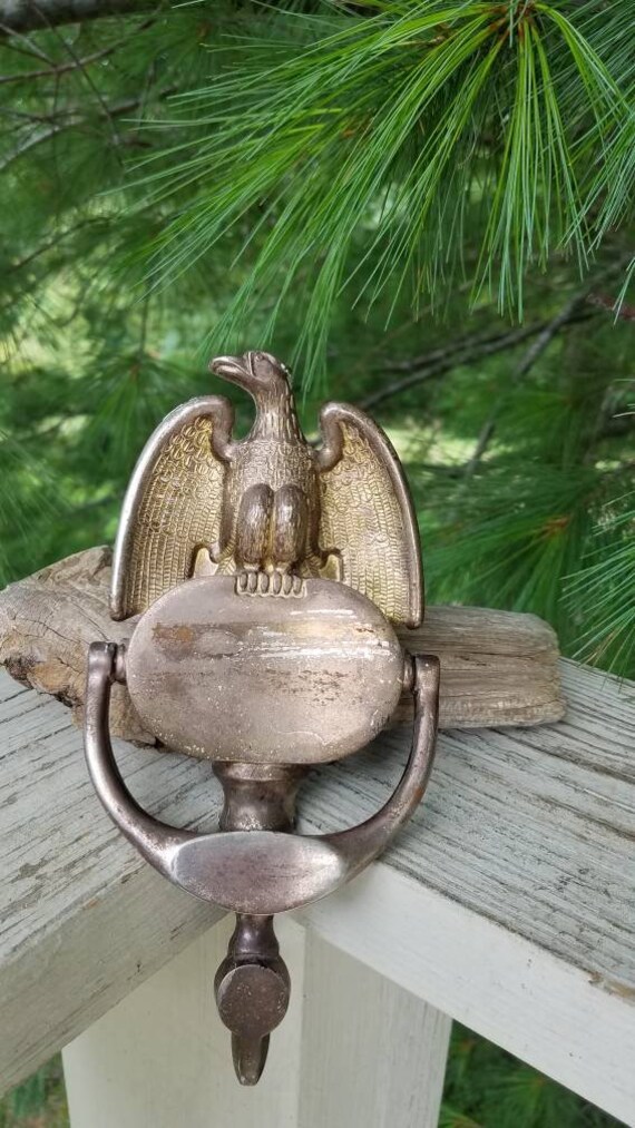 Brass Eagle Door Knocker Americana Eagle Door Hardware