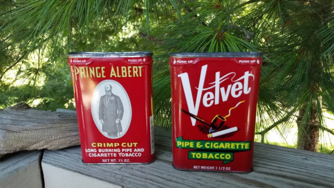 Vintage Tobacco Tins: Velvet & Prince Albert, Collectible Tobacciana Set