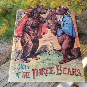 The Three Bears by Merrimack Publishing Corporation Printed in Hong Kong / Vintage Children&#39;s Book  #1336