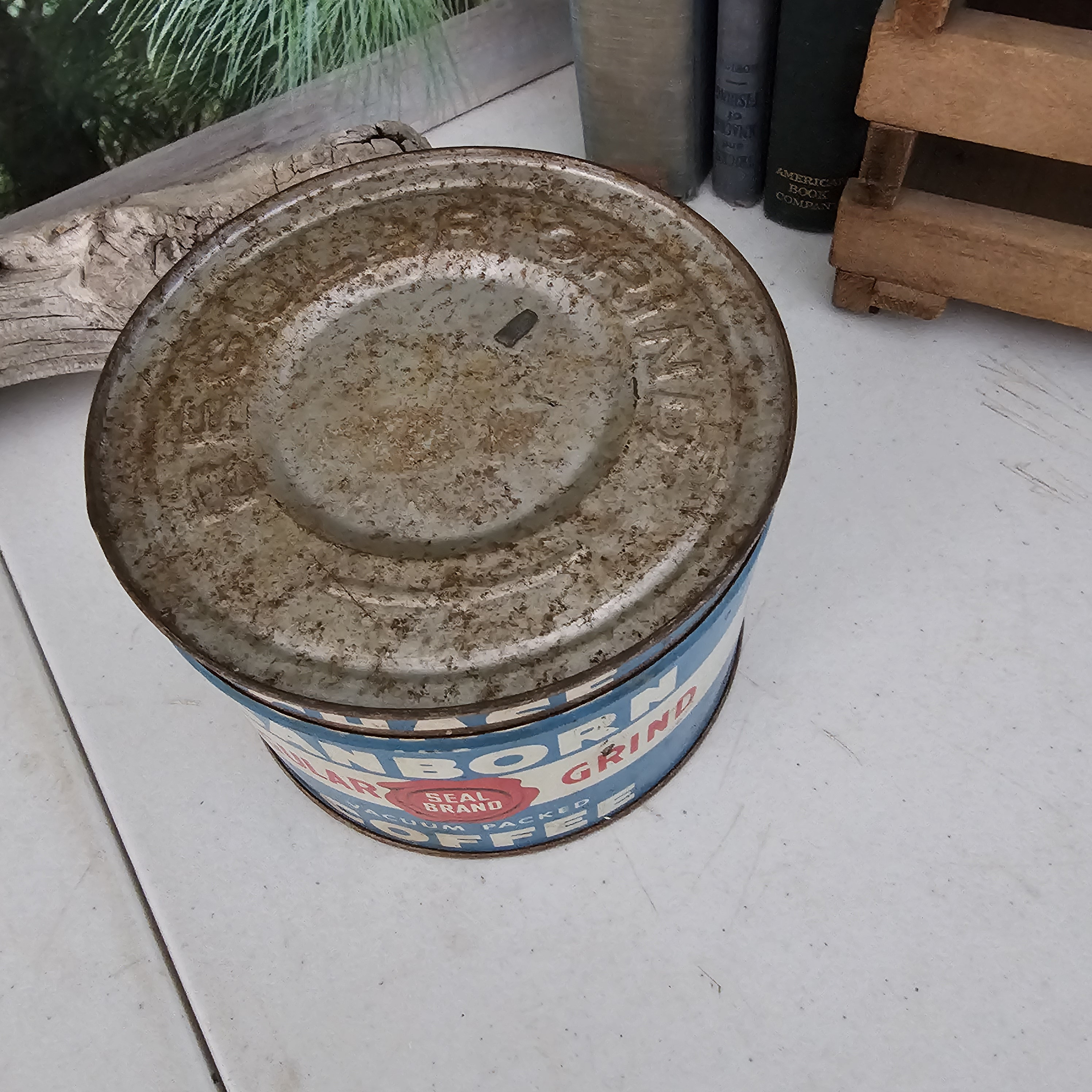 Vintage 1940s Chase & Sanborn Coffee Can: Advertising Tin #3977 - Etsy