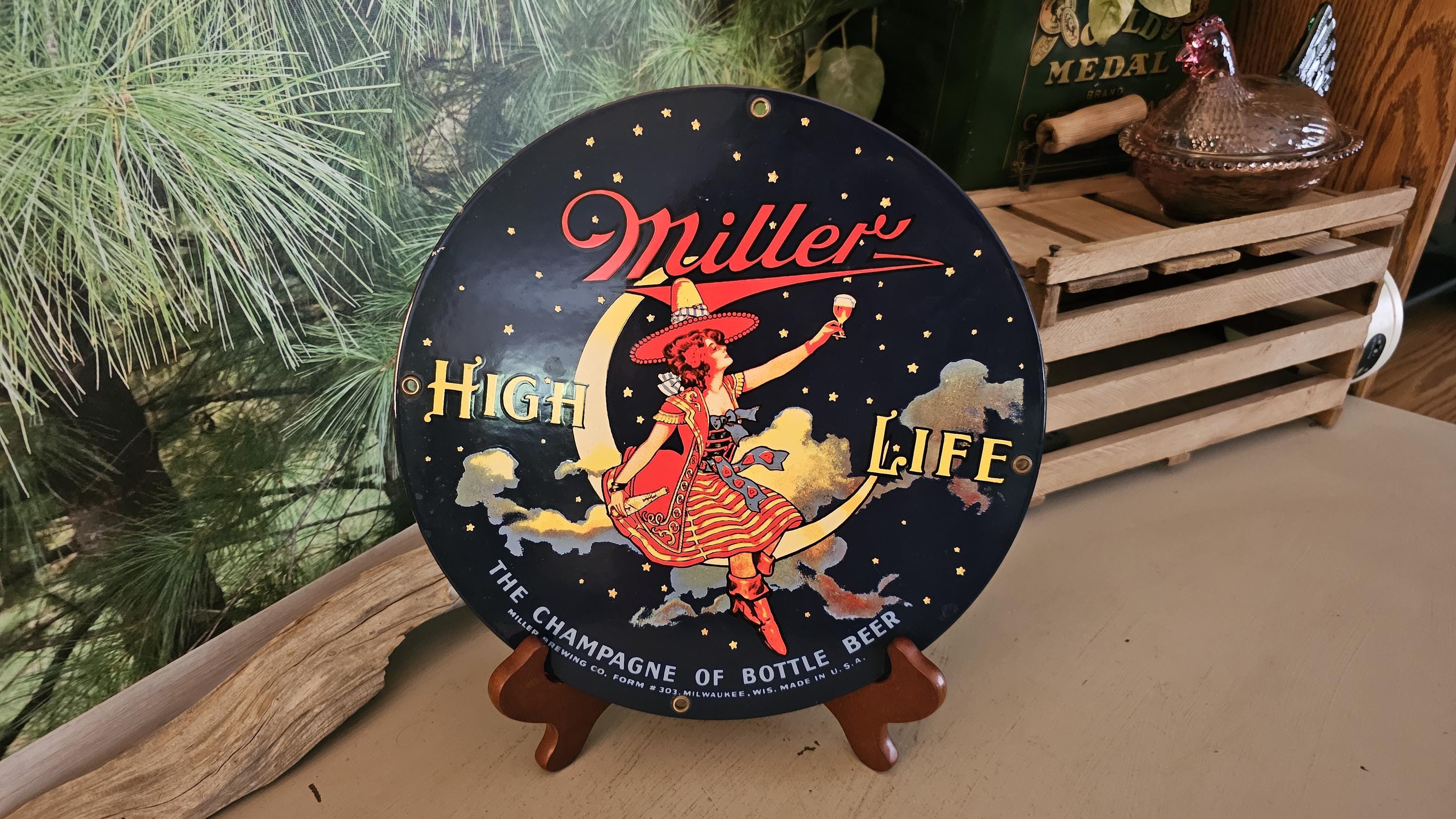 Miller High Life Sign - Etsy