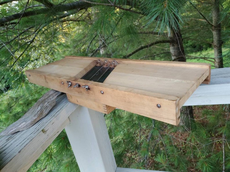 Wood Kraut Cutter 3 Adjustable Blades Cabbage Slicer with Etsy