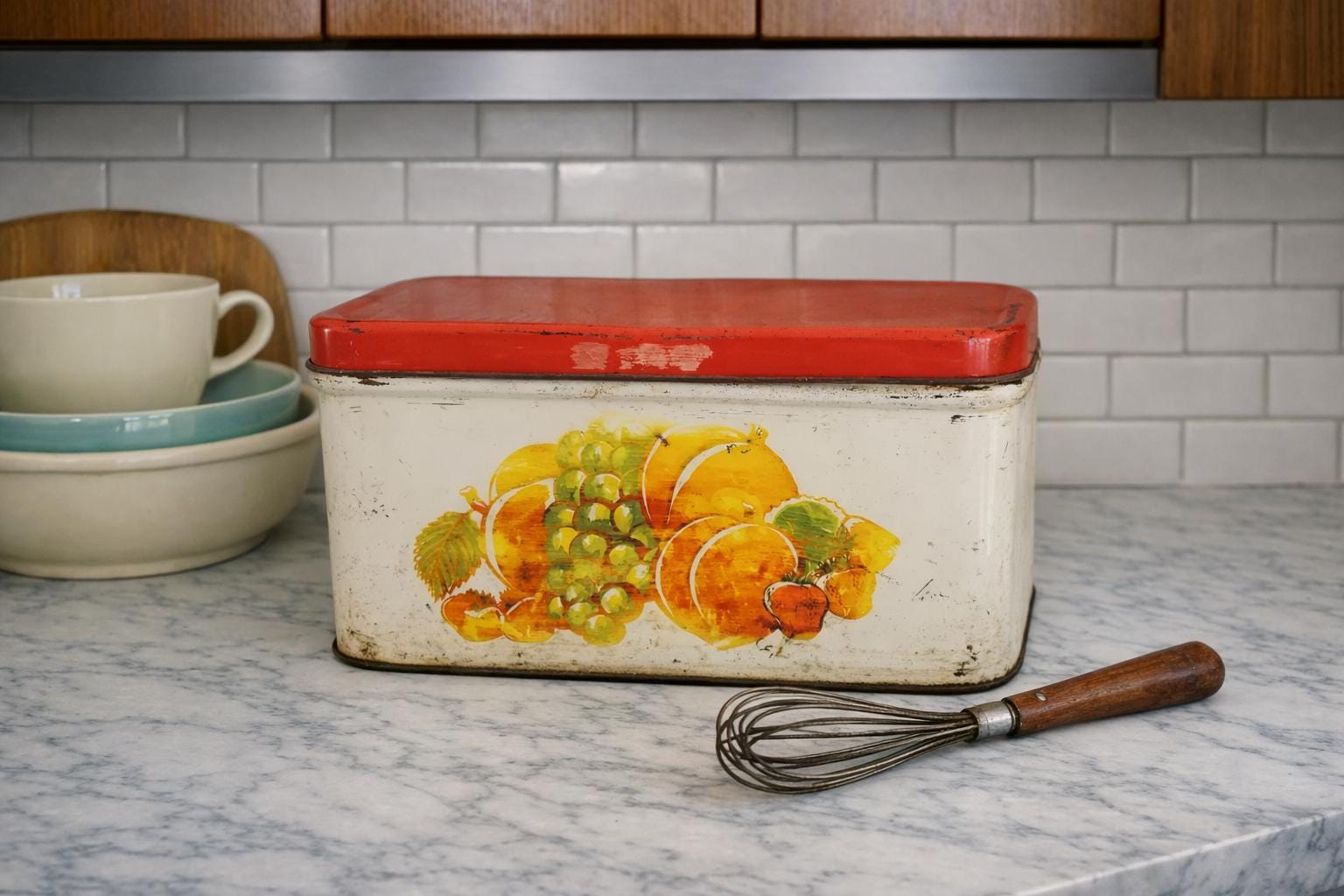 Vintage Mcm Breadbox - Etsy