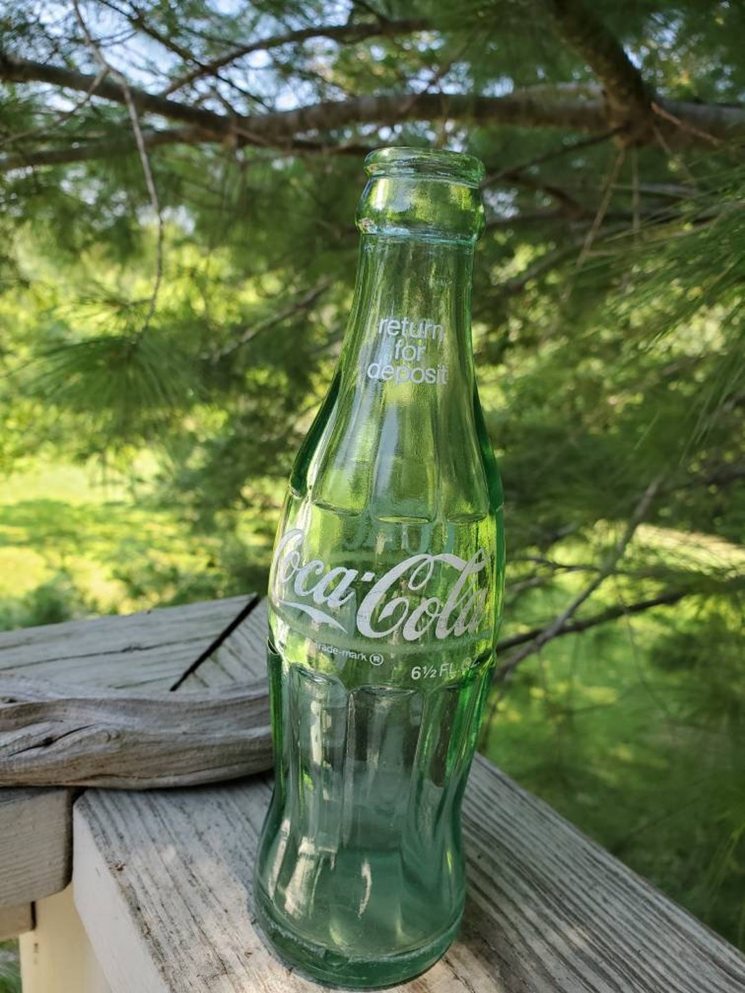 Vintage Coca Cola Bottle Liberty Glass 6 1/2 Ounce - Etsy