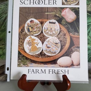 The Prairie Schooler FARM FRESH No. 108 Counted Cross Stitch Pattern Spring