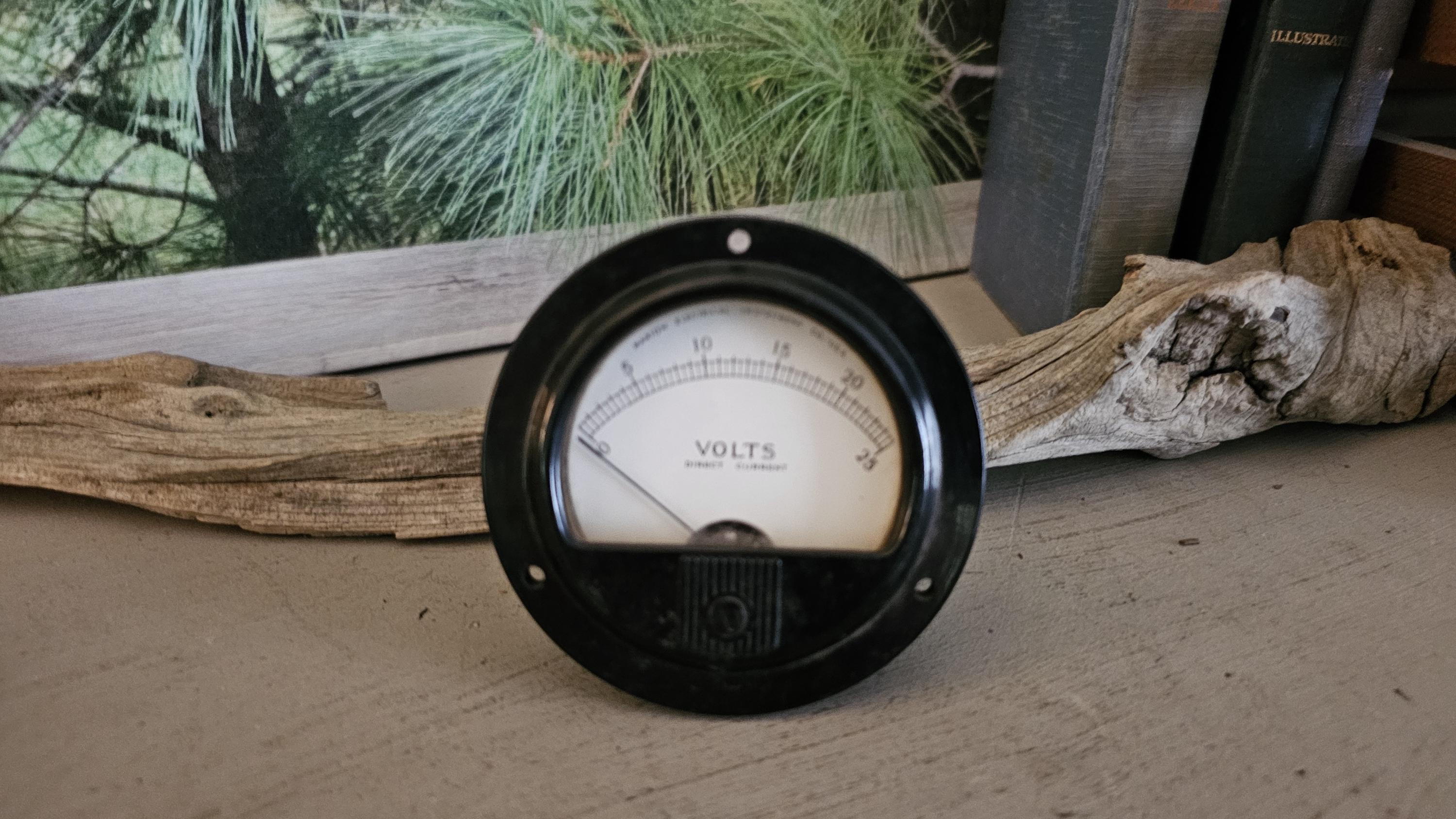 Vintage Volt Meter - Etsy