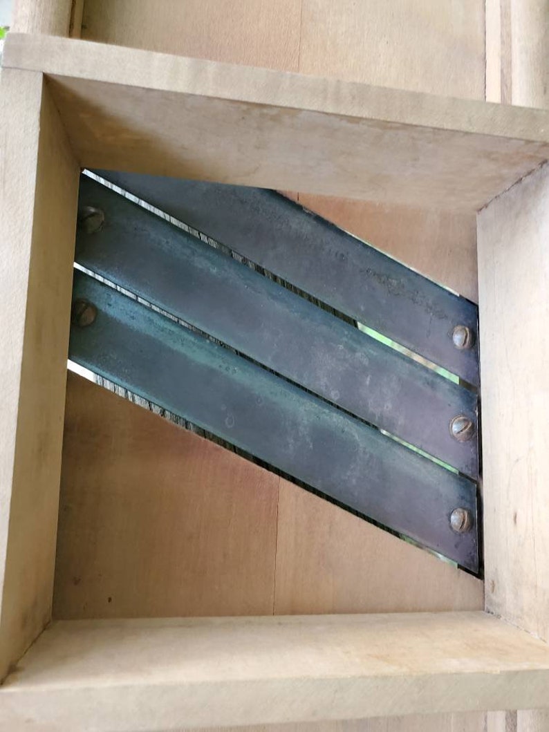 Wood Kraut Cutter 3 Adjustable Blades Cabbage Slicer with Etsy