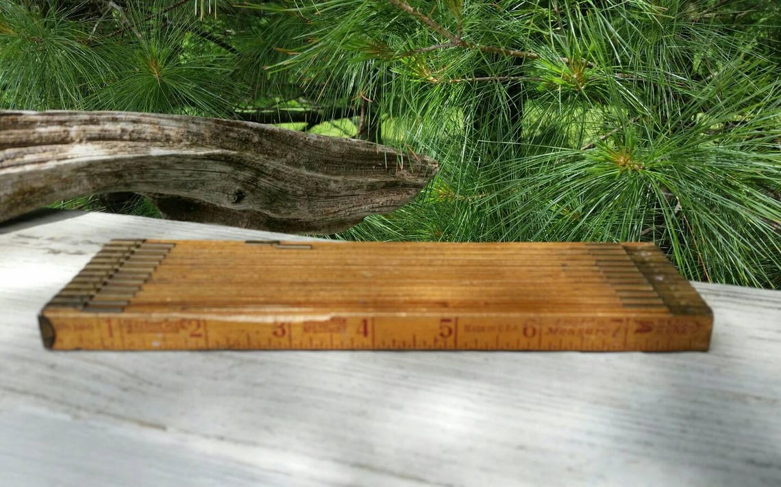 Interlox Master Slide Wooden Ruler Master Rule Mfg. New York | Etsy