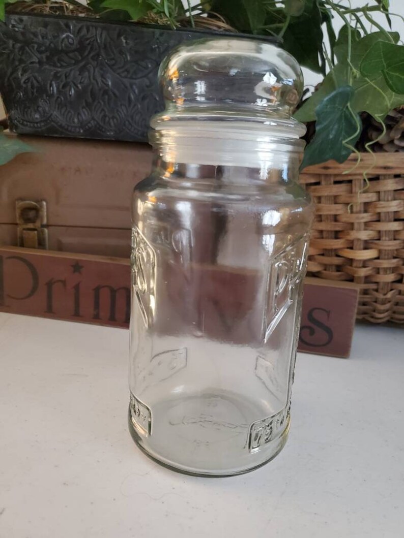 Planters Peanut Jar / Clear Glass 75th Anniversary Planters Etsy