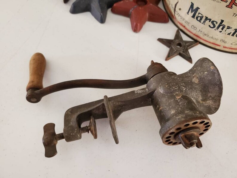 Vintage KEYSTONE 10 Meat Grinder C. L. Company Boyertown Etsy