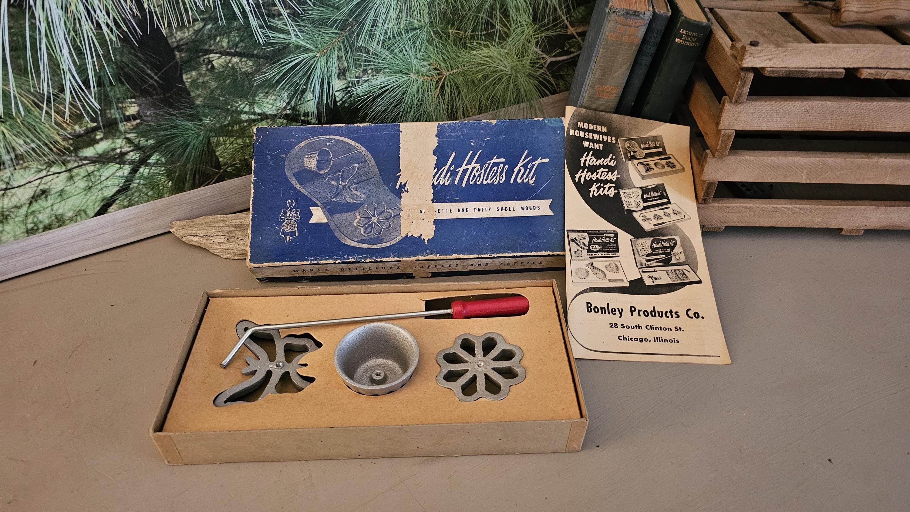 Vintage Bonley Company Handi Hostess Kit 1950s Hostess Mold in Box 
