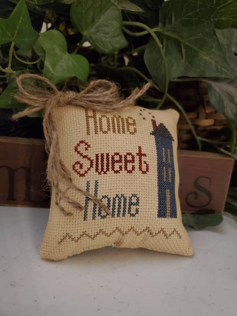 OldFangledFinds Cross Stitch Pillow - Thumbnail 3