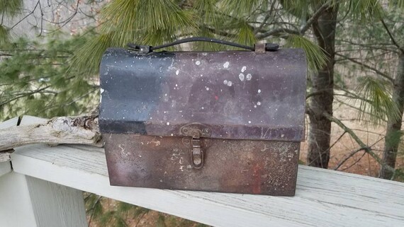 antique thermos lunch box