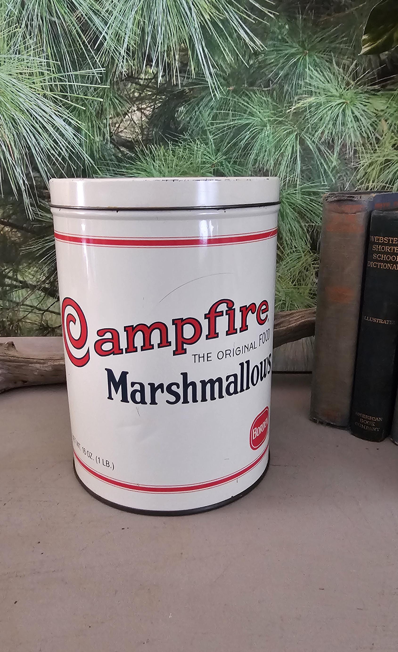 スーパーレア 20s ティン缶 Campfires Marshmallow CAMPFIRE MARSHMALLOWS 