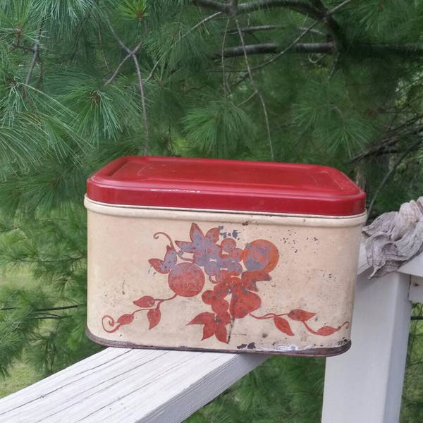 Metal Bread Box Etsy