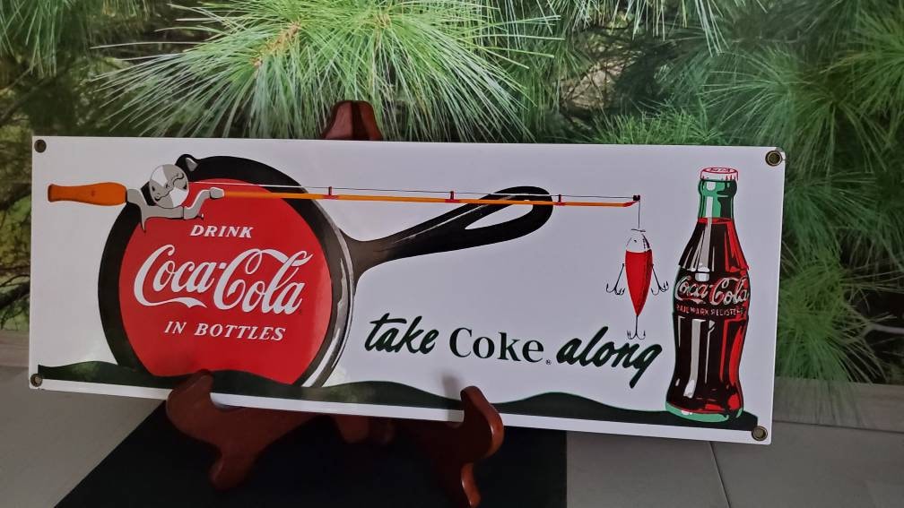 coke fishing pole Profishiency Telescopic Rod pound test line Coca Cola Fishing Rod and