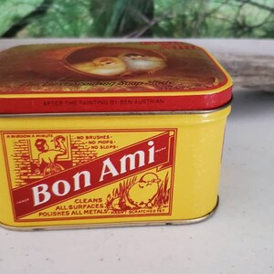 Bon Ami Cleaner Advertising Tin Vintage Home Decor  #2552