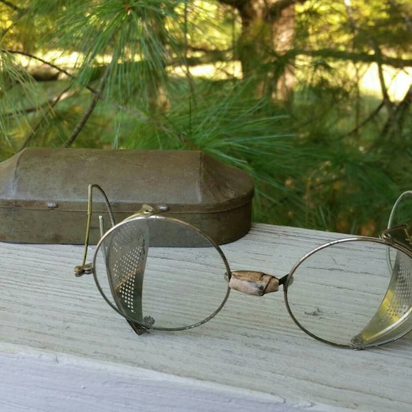 Vintage Glasses Case Etsy