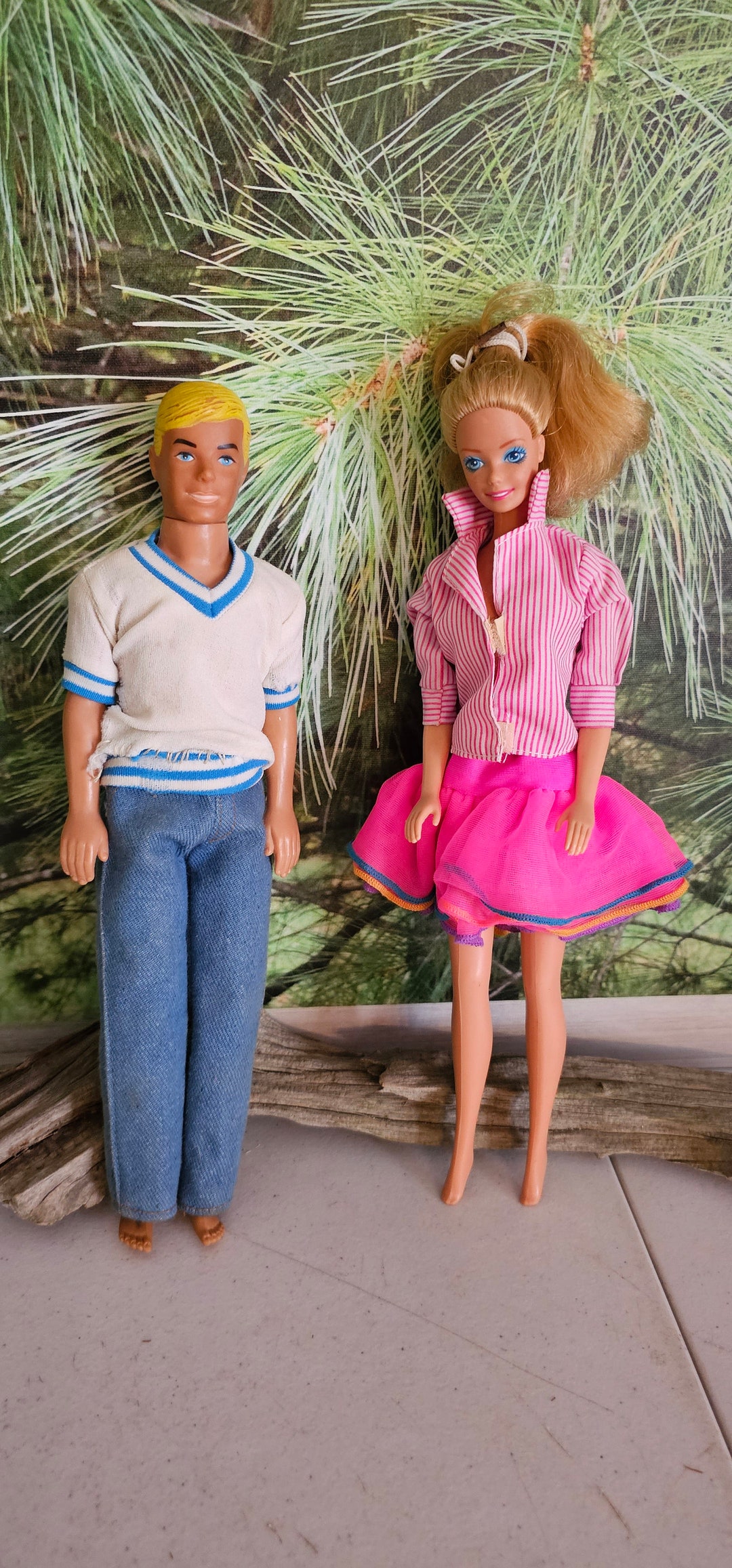 1980s Ken & Barbie Dolls Barbie Marked Mattel, Inc. 1966 Malaysia 3477 - Etsy