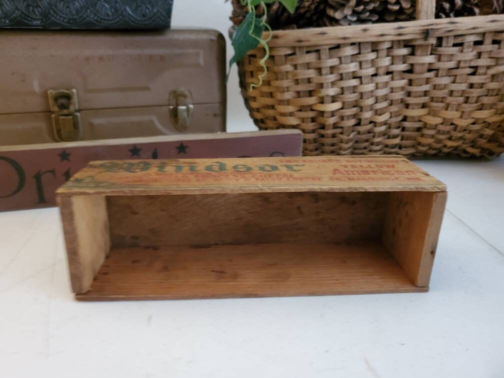 Vintage Windsor Cheese Box: Wisconsin Farmhouse Decor - Etsy
