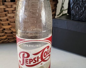 Vintage 1957 Pepsi-cola Bottle: St. Louis Collectible Glass - Etsy