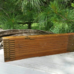 Interlox Master Slide Wooden Ruler Master Rule Mfg. New York No. 106 ...