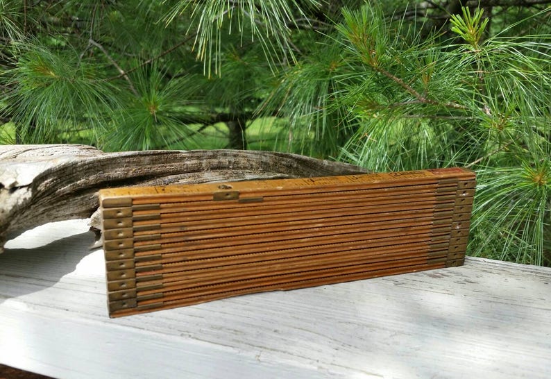 Interlox Master Slide Wooden Ruler Master Rule Mfg. New York | Etsy