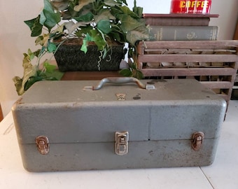 Vintage Liberty Steel Chest Corp. Rochester, NY Model L-213 Green  2-tiermetal Fishing Tackle Box All Original - Etsy