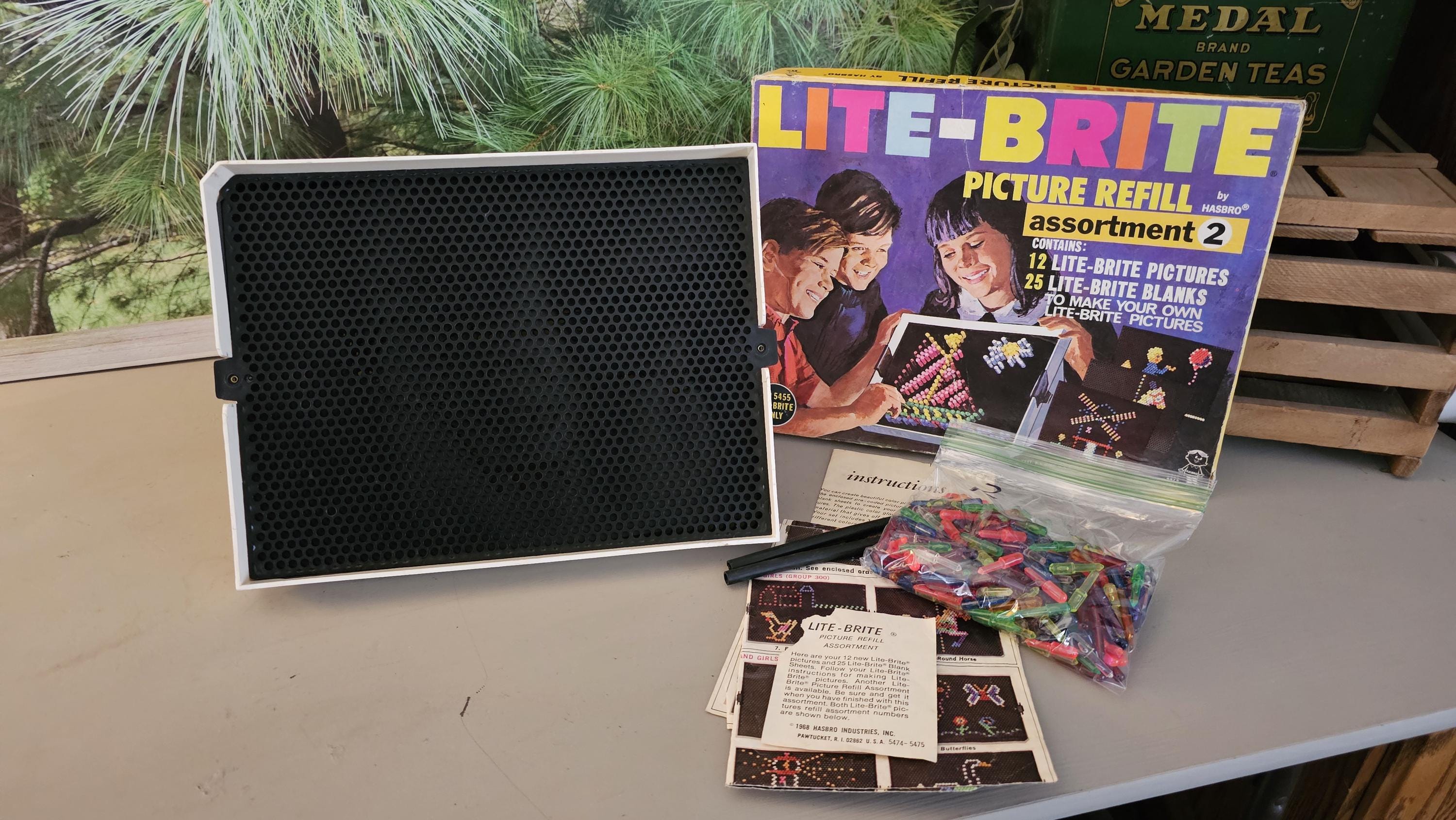 Vintage 1967 Lite Brite Toy by Hasbro Working Collectible - Main Image