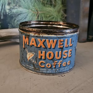 Maxwell House Coffee Can - Etsy